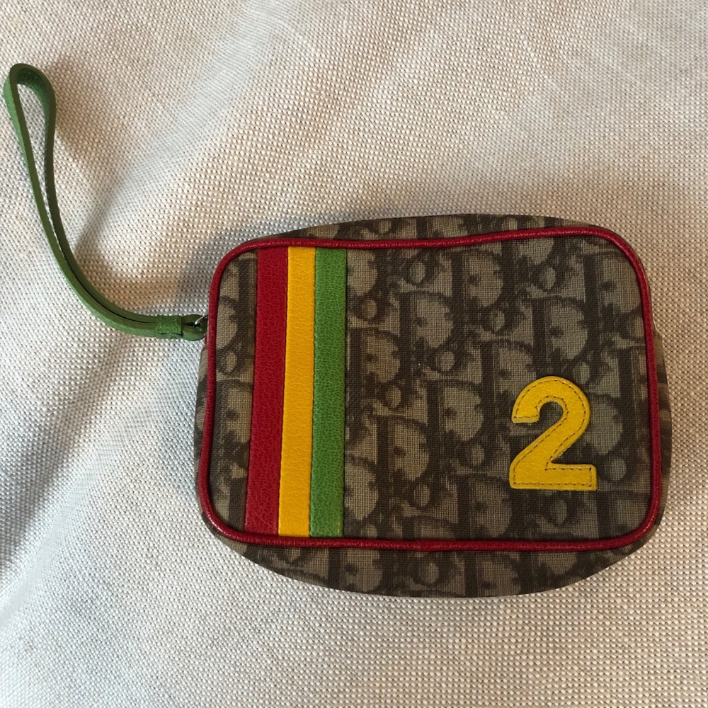 Authentic Dior Rasta Trotter Pochette Wristlet